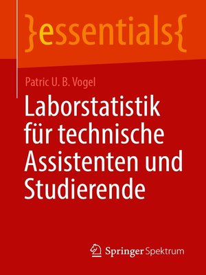 cover image of Laborstatistik für technische Assistenten und Studierende